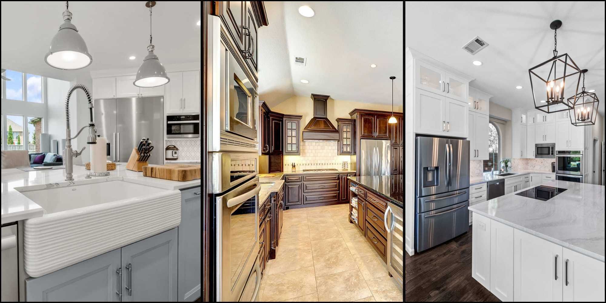 Images of different aging-in-place kitchen options from a lower sink and rounded corners by Elite Remodeling